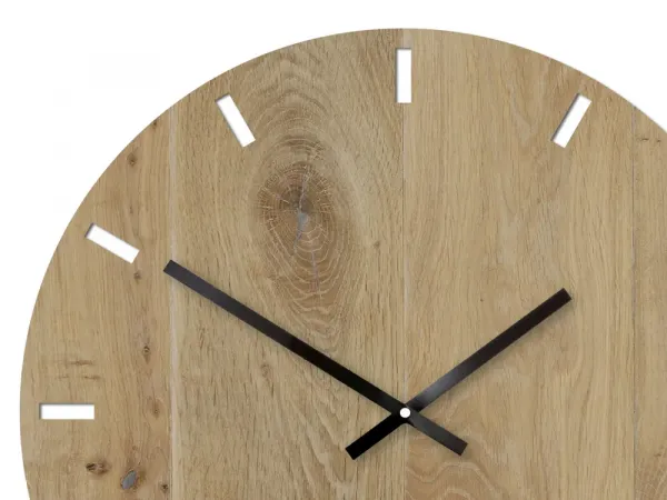 ModernClock Nástěnné hodiny Big Oak hnědé