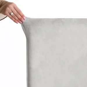 Restilo Napínací potah na židli s opěradlem SENTO 4 ks světle šedý