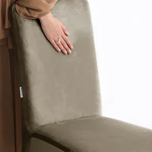 Restilo Napínací potah na židli s opěradlem SENTO 1 ks béžový