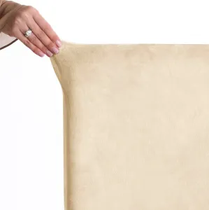 Restilo Napínací potah na židli s opěradlem SENTO 4 ks světle béžový