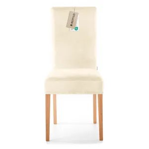 Restilo Napínací potah na židli s opěradlem SENTO 4 ks krémový