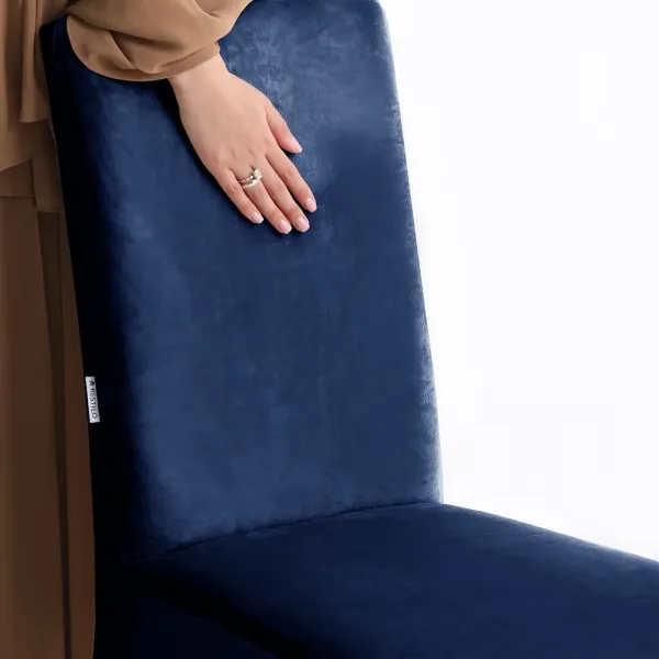 Restilo Napínací potah na židli s opěradlem SENTO 4 ks indigo