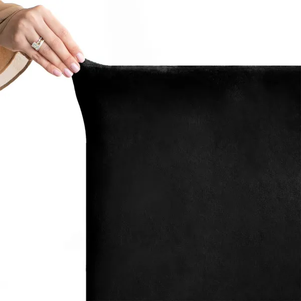 Restilo Napínací potah na židli s opěradlem SENTO 6 ks černý