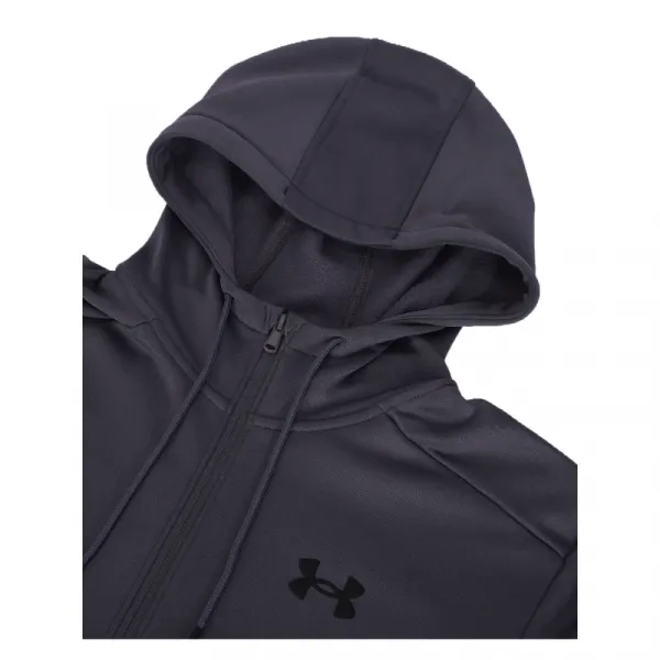 Pánska zateplená tréningová mikina so zipsom UNDER ARMOUR UA Armour Fleece FZ Hoodie-GRY