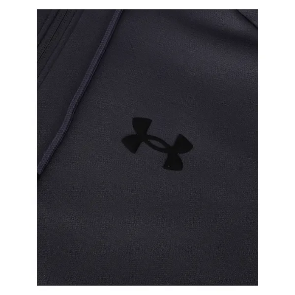 Pánska zateplená tréningová mikina so zipsom UNDER ARMOUR UA Armour Fleece FZ Hoodie-GRY