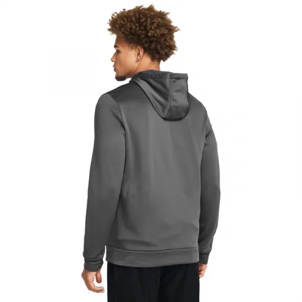 Pánska zateplená tréningová mikina so zipsom UNDER ARMOUR UA Armour Fleece FZ Hoodie-GRY
