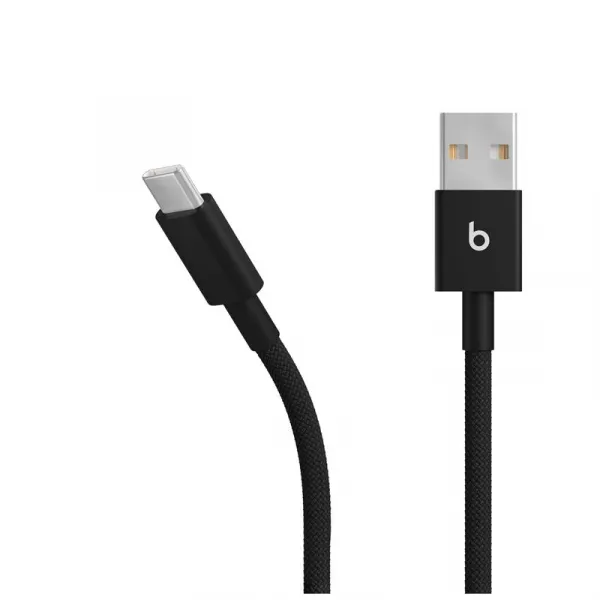 Apple Beats USB-A to USB-C Woven Cables (1.5 m) - Bolt Black (2-Pack) MDGH4EE/A