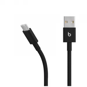 Apple Beats USB-A to USB-C Woven Cables (1.5 m) - Bolt Black (2-Pack) MDGH4EE/A
