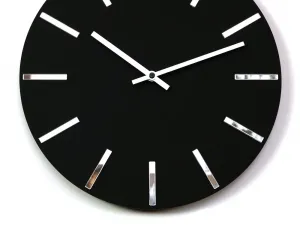 ModernClock Nástenné hodiny Diamond čierne