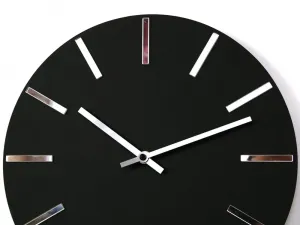 ModernClock Nástenné hodiny Diamond čierne