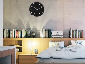 ModernClock Nástenné hodiny Diamond čierne