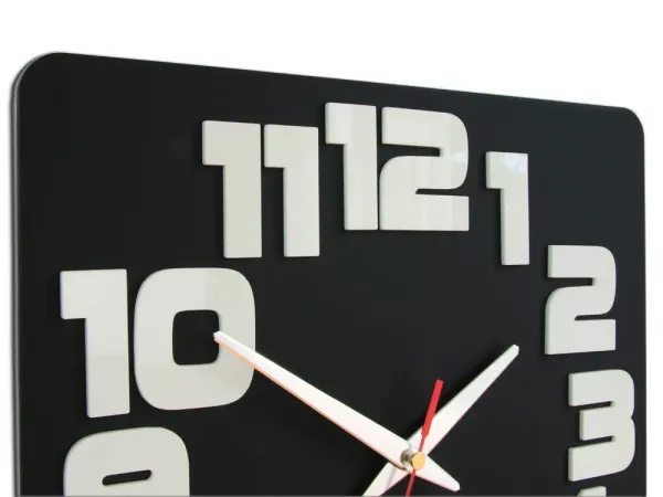 ModernClock Nástenné hodiny Light Oak hnedé