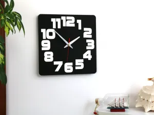 ModernClock Nástenné hodiny Light Oak hnedé