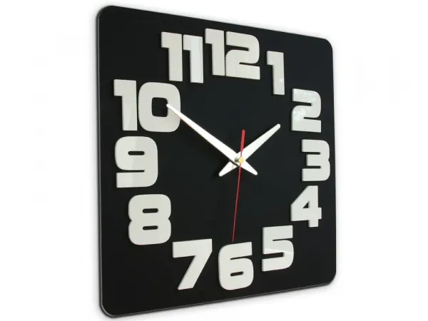 ModernClock Nástenné hodiny Light Oak hnedé