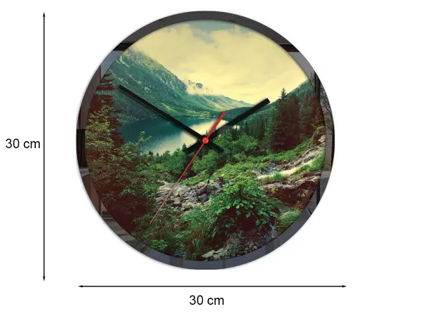 ModernClock Nástenné hodiny Panorama farebné