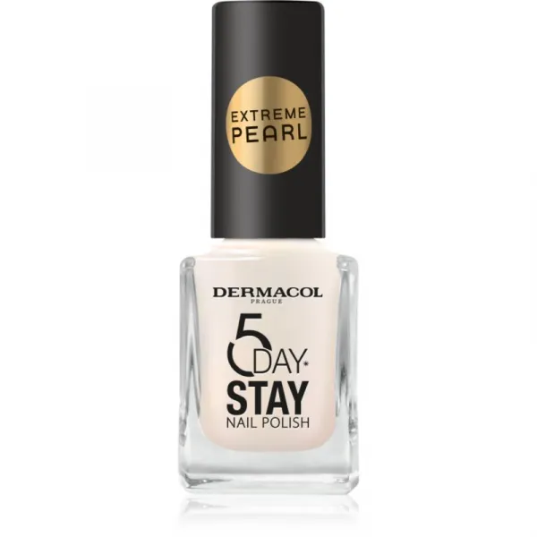 Dermacol 5 Day Stay Extreme Pearl lak na nechty s perleťovým leskom odtieň 1 11 ml