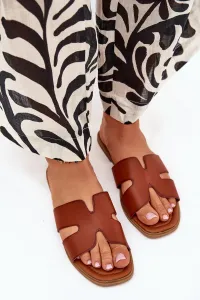 Boto Dámske Ploche Sandále S Výrezmi Camel Salyra