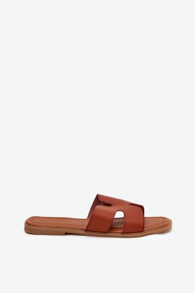 Boto Dámske Ploche Sandále S Výrezmi Camel Salyra