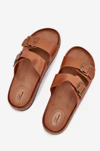 EVENTO Dámske sandále na korkovej platforme s prackami Camel Vesina