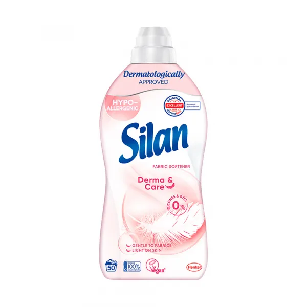 Silan Derma & Care koncentrovaný avivážny prostriedok na textílie 50 praní 1100 ml 1ks