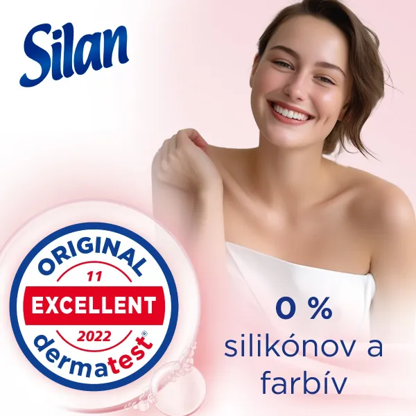 Silan Derma & Care koncentrovaný avivážny prostriedok na textílie 50 praní 1100 ml 1ks