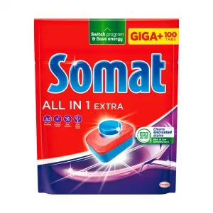 SOMAT All in 1 Extra Tablety do umývačky 100 kusov
