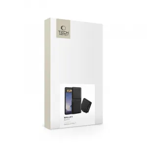 Tech-Protect Wallet knižkové puzdro Samsung Galaxy Z Flip 7, čierne