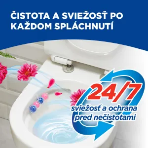 Bref Power Aktiv Flower tuhý WC blok 4 x 50 g 1bal