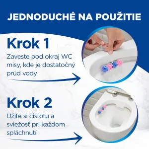 Bref Power Aktiv Flower tuhý WC blok 4 x 50 g 1bal