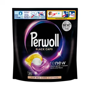 Perwoll Renew Black Caps koncentrovaný preddávkovaný prací prostriedok 35 praní 472,5 g 1ks