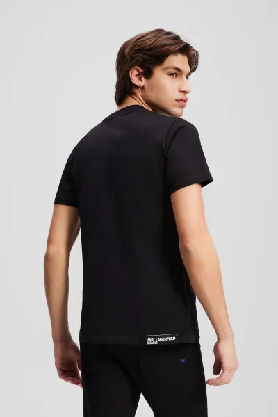 Tričko Karl Lagerfeld Jeans Klj Slim Ss Tee Black