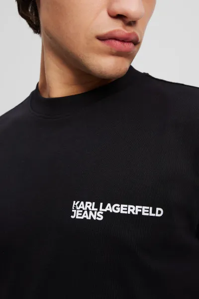 Tričko Karl Lagerfeld Jeans Klj Slim Ss Tee Black