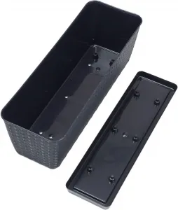 ProsperPlast Kvetináč RATOLLA  P | antracit 49,2 cm