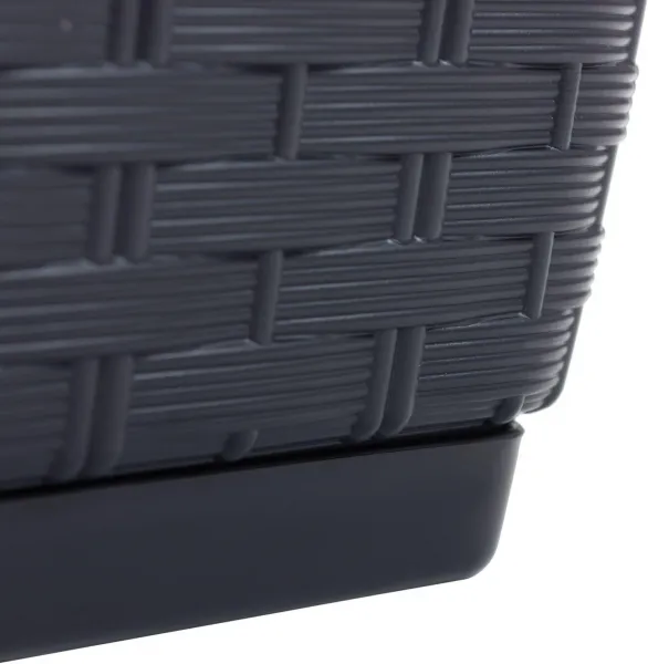 ProsperPlast Kvetináč RATOLLA  P | antracit 49,2 cm