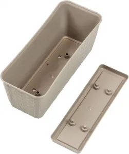 ProsperPlast Kvetináč RATOLLA CASE | mocca 58,7 cm