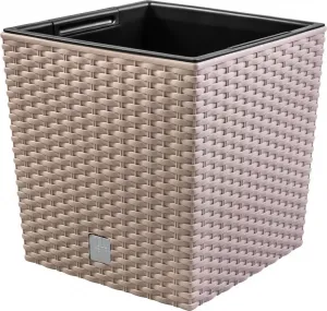 ProsperPlast Kvetináč RATO LOW s vkladom | mocca 40 cm