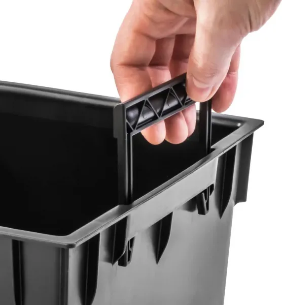ProsperPlast Kvetináč RATO LOW s vkladom | mocca 40 cm
