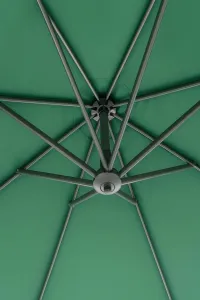 Záhradný slnečník Houseland Vortexa 300 cm tmavozelený