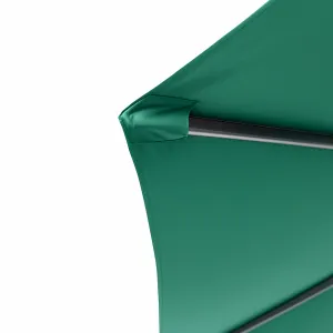 Záhradný slnečník Houseland Vortexa 300 cm tmavozelený