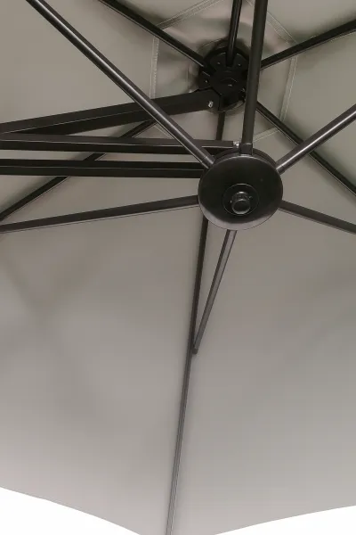 Záhradný slnečník Houseland Zylo 300 cm svetlosivý