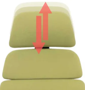 MERCURY Ergonomická kancelárska stolička SPINE zelená, s opierkou hlavy