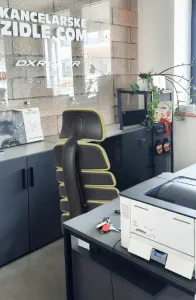 MERCURY Ergonomická kancelárska stolička SPINE zelená, s opierkou hlavy