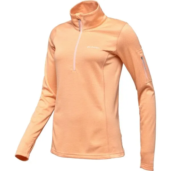 Columbia W PARK VIEW 1/2 ZIP FLEECE Dámska mikina, oranžová, veľkosť
