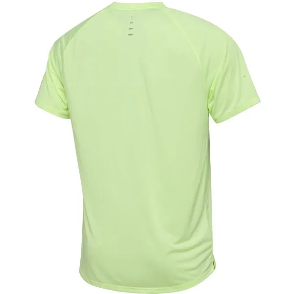 Nike STRIDE Pánske bežecké tričko, reflexný neón, veľkosť