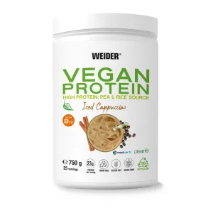 WEIDER Vegan proteín príchuť iced cappuccino 750 g