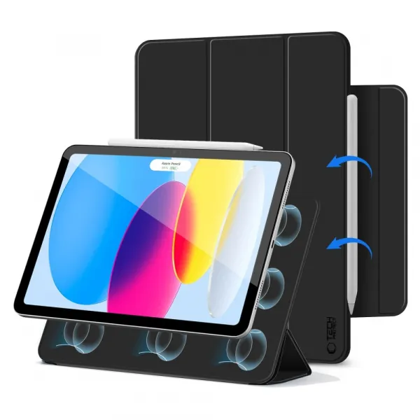 Tech-Protect Smartcase Magnetic puzdro na iPad 10.9'' 10gen 2022 / 11'' 11gen 2025, čierne