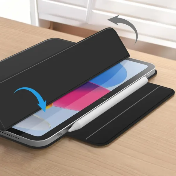 Tech-Protect Smartcase Magnetic puzdro na iPad 10.9'' 10gen 2022 / 11'' 11gen 2025, čierne