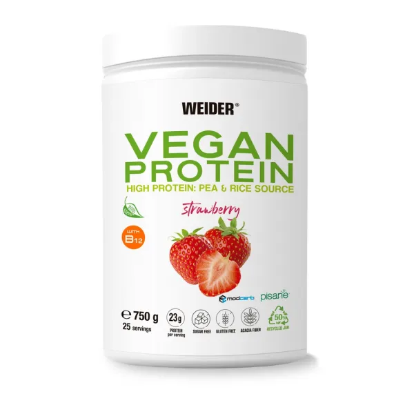 WEIDER Vegan proteín príchuť iced cappuccino 750 g