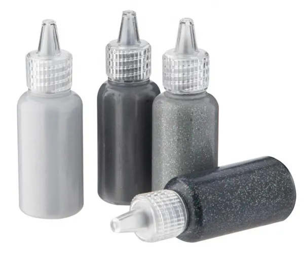 RMS Perlové a gliterové lepidlo 4x20ml MIX farieb
