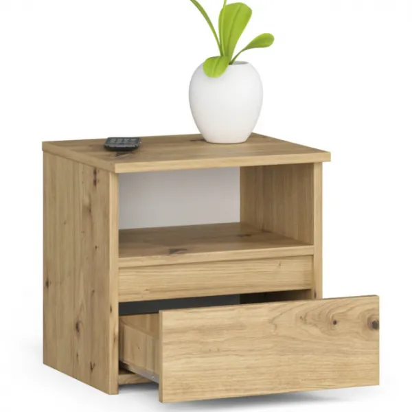 Ak furniture Nočný stolík CL1 40 cm dub artisan